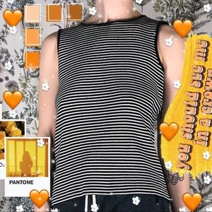 Ann Taylor Striped Shell